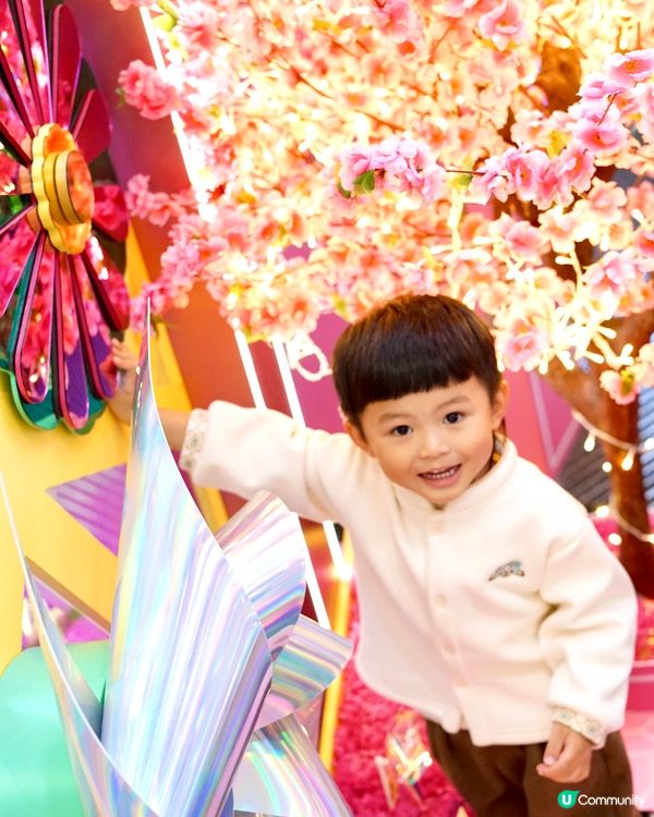 荃灣千色匯花影風車牆！🌸🎡✨