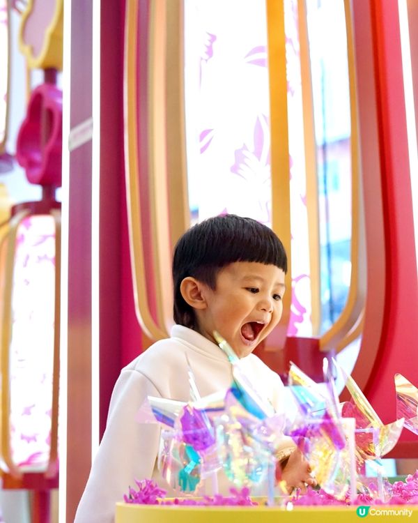 荃灣千色匯花影風車牆！🌸🎡✨