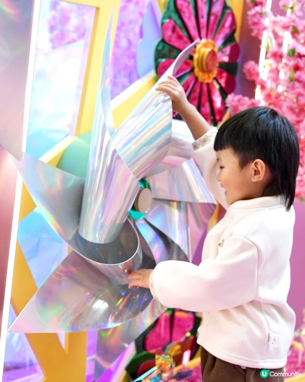 荃灣千色匯花影風車牆！🌸🎡✨