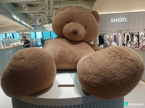 巨型熊公仔坐鎮🐻✨