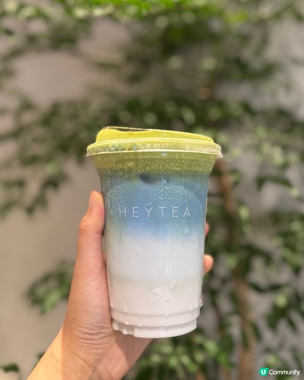 靚到癲✨喜茶抹雲椰藍💙夢幻漸層～