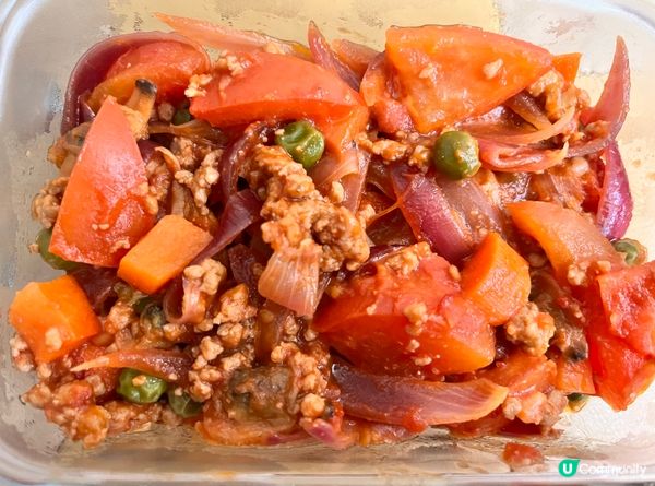 蜆肉雜菜肉醬意粉 *煮好肉醬膽可包好，放進冰櫃儲存半年*