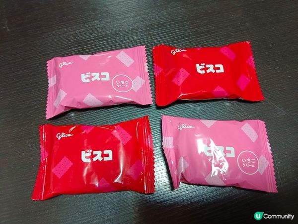 固力果牛奶草莓夾心餅乾