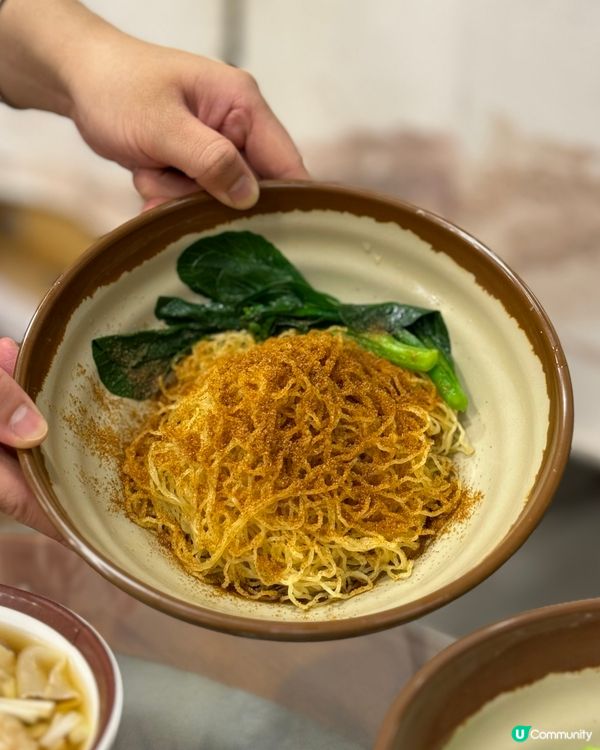 🥢鮮蝦雲吞鮮鯪魚球，蝦籽撈麵！好正！😋