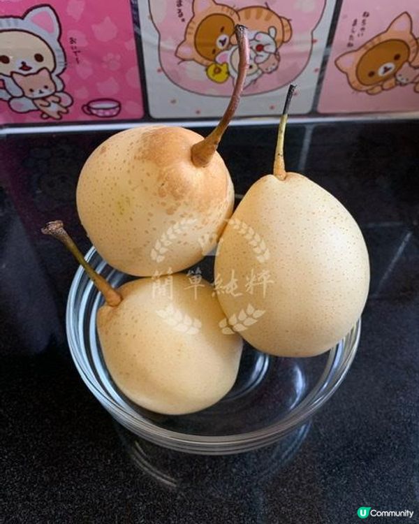 雪梨木瓜雪耳南北杏無花果糖水❤️自家製