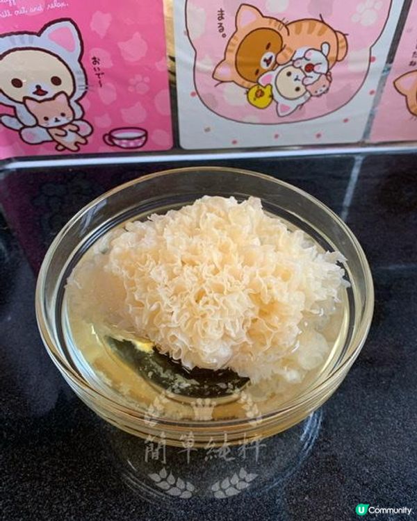 雪梨木瓜雪耳南北杏無花果糖水❤️自家製