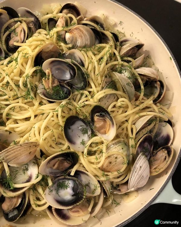 《放工快煮系列》青醬蜆意粉