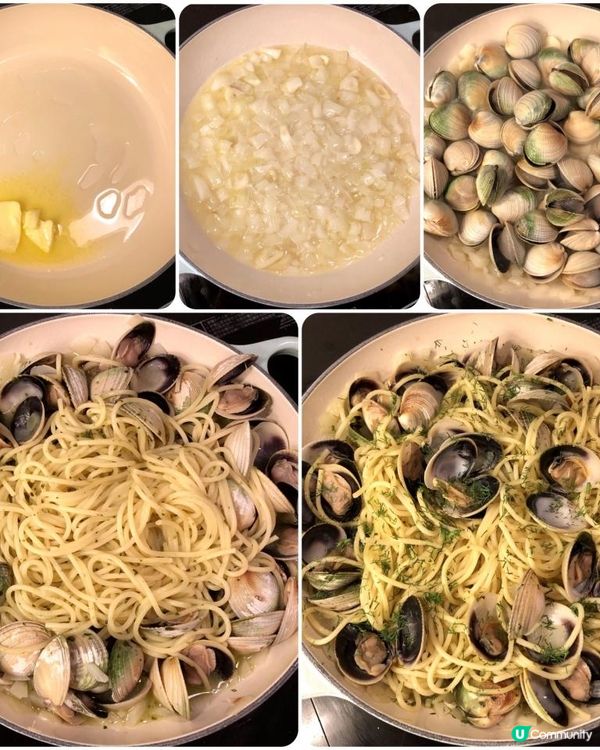 《放工快煮系列》青醬蜆意粉