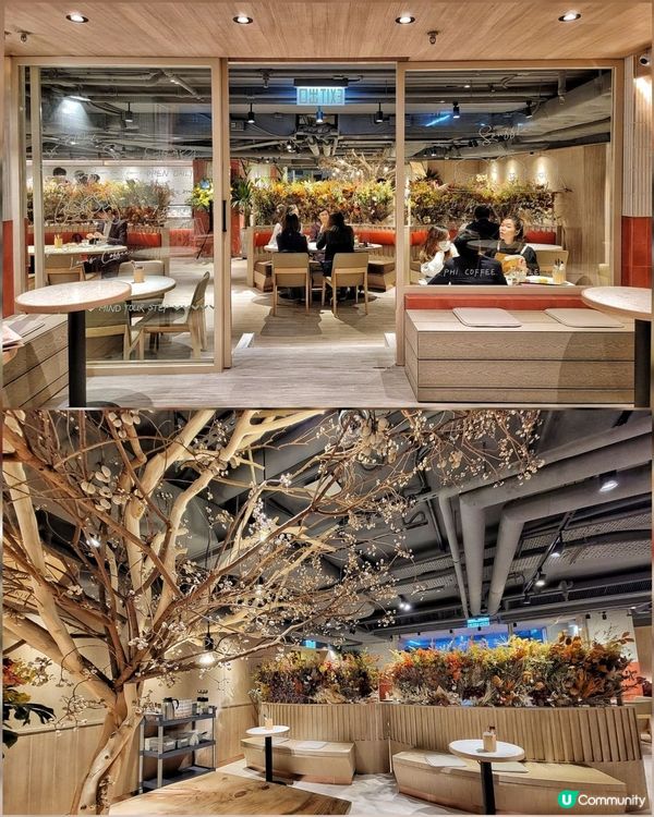 去中環見到有間好大，裝修得好靚既新cafe喎，睇一睇原來有p...