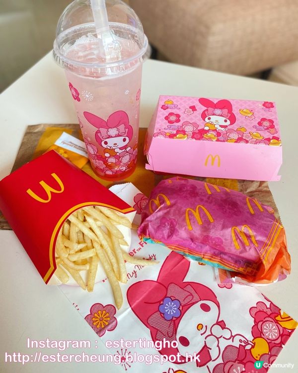 🥤🍔🍟 Melody開運餐 😘