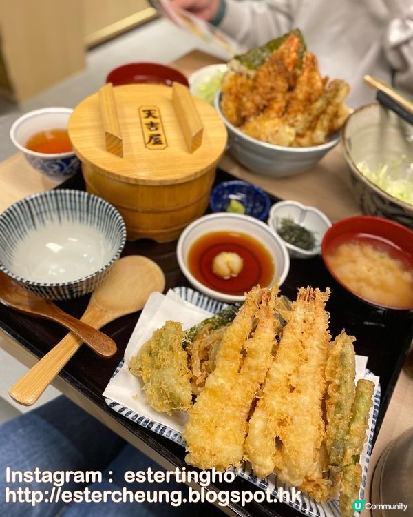 🍱 🍤 😋 大滿足的天婦羅丼
