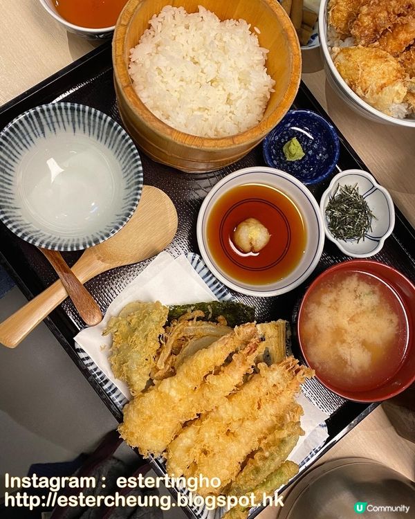 🍱 🍤 😋 大滿足的天婦羅丼