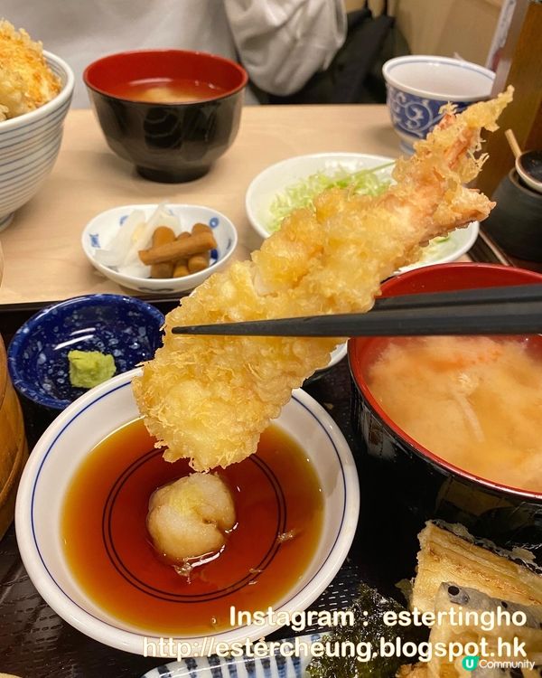 🍱 🍤 😋 大滿足的天婦羅丼