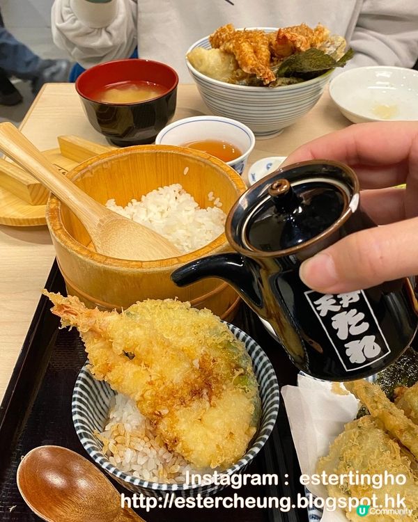 🍱 🍤 😋 大滿足的天婦羅丼