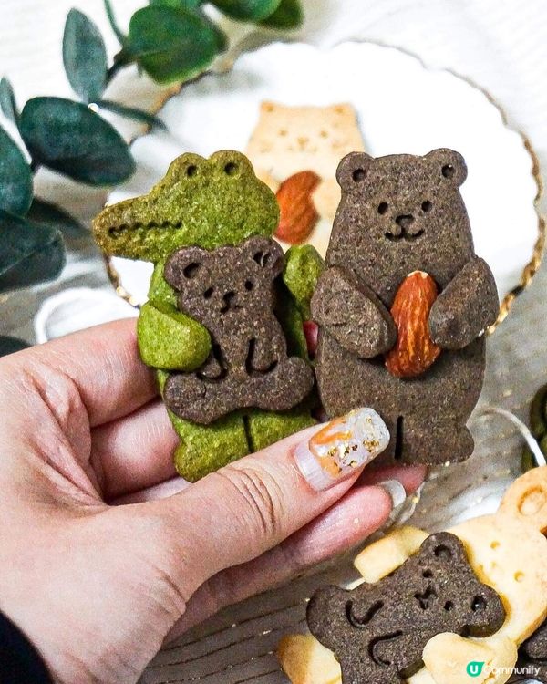 《散水餅又多個選擇 可愛造型動物曲奇餅🐻‍❄️🐱🐰》