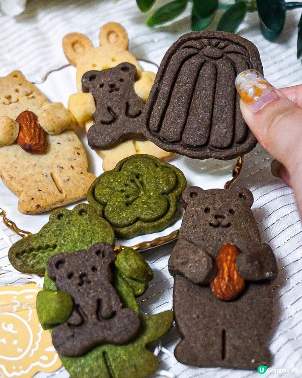 《散水餅又多個選擇 可愛造型動物曲奇餅🐻‍❄️🐱🐰》