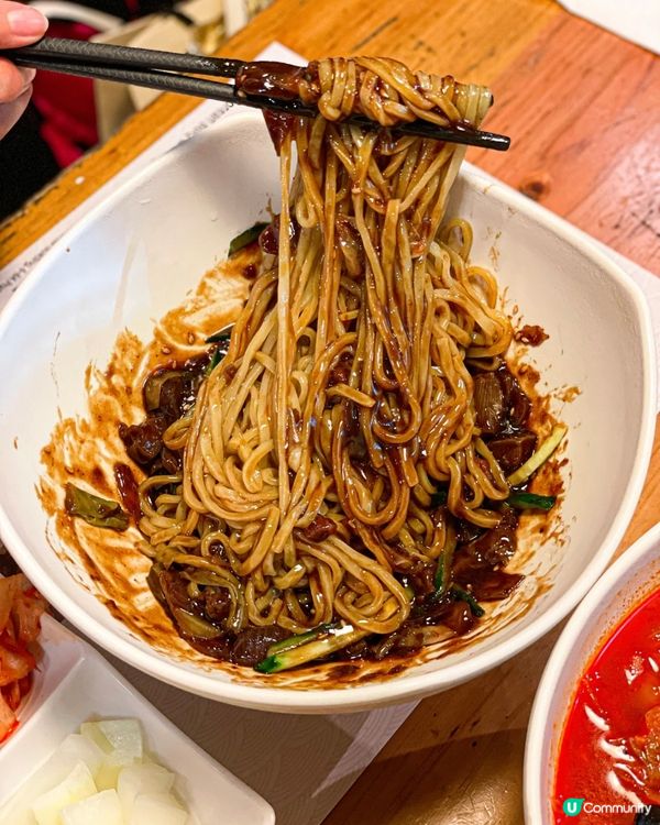 🤤猶如置身韓國嘅炸醬麵🥘不得不食糖醋肉