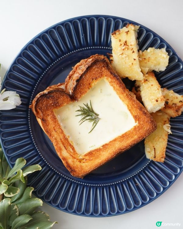 韓式芝士熔岩吐司，