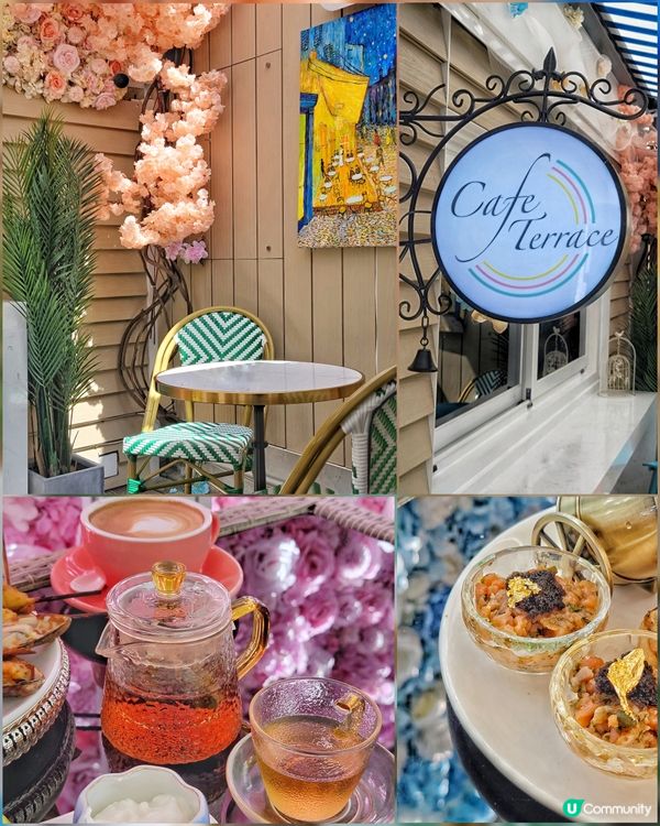 喺尖沙咀鬧市之中搵到呢間cafe terrace食個寧靜遊閒...