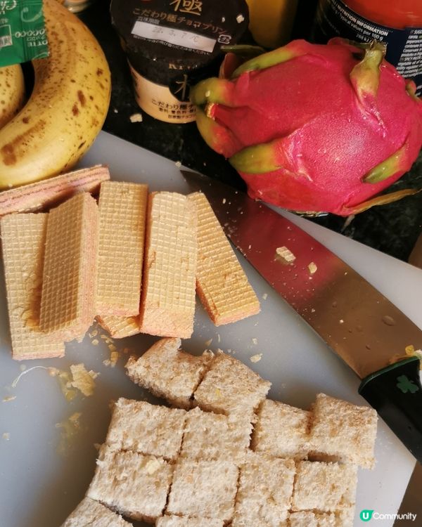 自家製簡單草莓糖果屋甜品