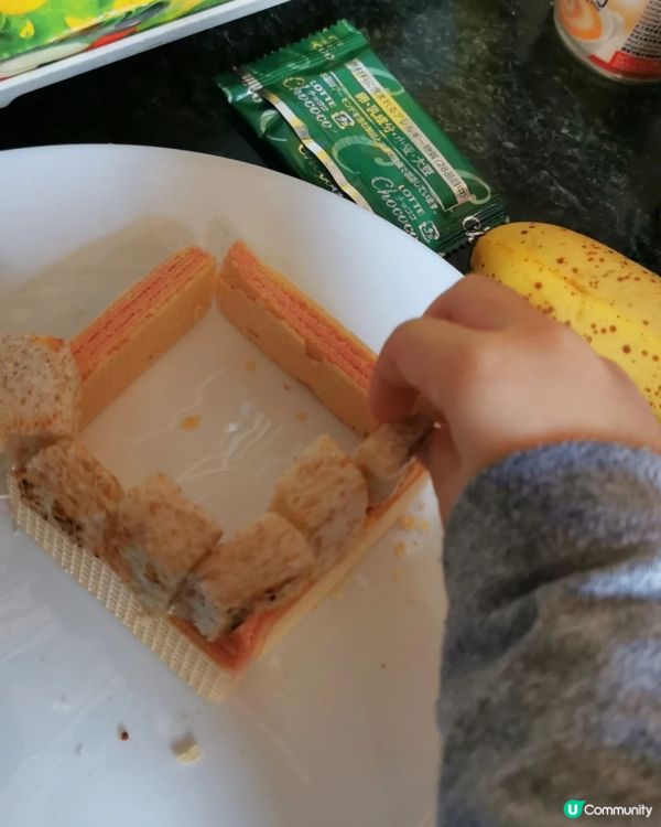 自家製簡單草莓糖果屋甜品