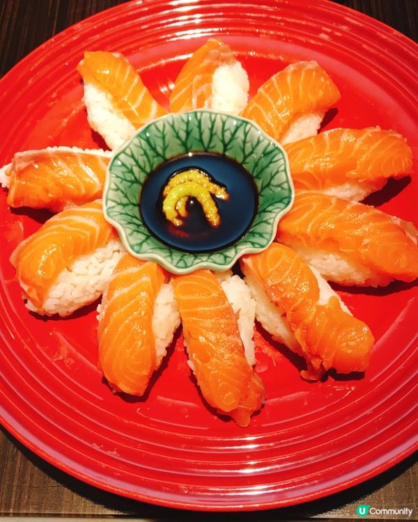 自家制愛❤️蘇格蘭三文魚壽司刺身套餐