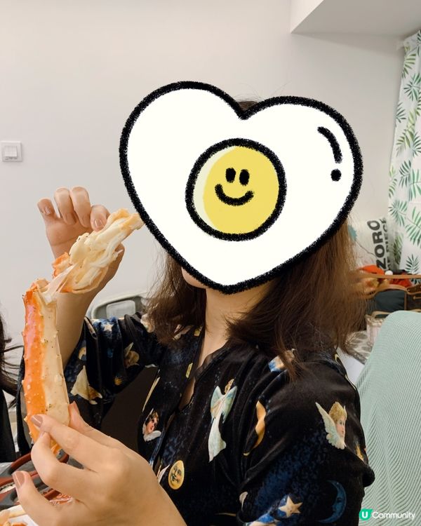 清蒸阿拉斯加長腳蟹🦀店員話即日返貨撈起👍🏻 即叫即蒸！ 肉質...