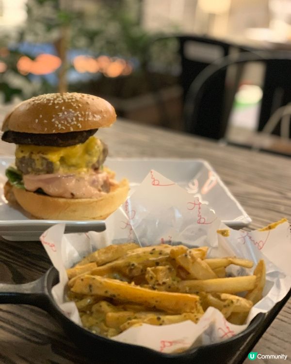 外國vibes漢堡快餐店✈️