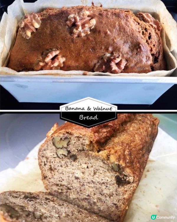 超級濕潤「核桃香蕉乳酪蛋糕」