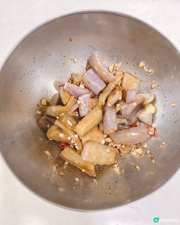 蒜蓉黑醋茄子雲耳 - 簡單易做又好食😋。