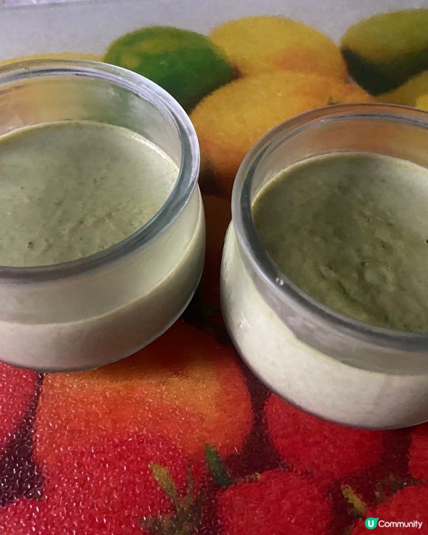 甜品入門： 綠茶布甸