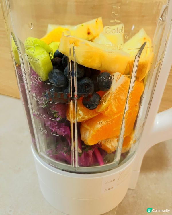 破壁機料理-羽衣甘藍蔬果汁減肥又營養❤️