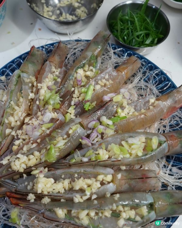 【蒜蓉蒸海蝦】