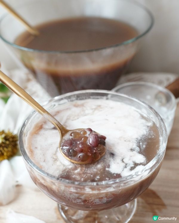 【椰汁西米紅豆沙】