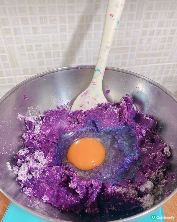 紫薯控大愛 - 芝士淮山紫薯餅