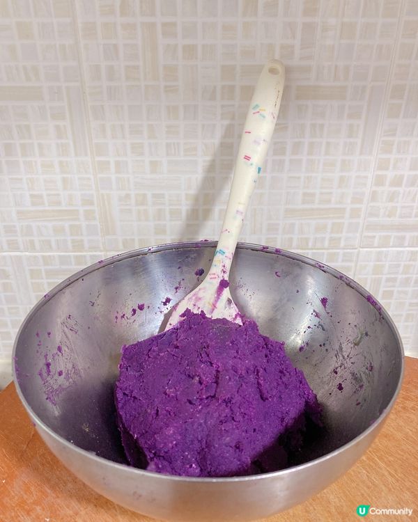 紫薯控大愛 - 芝士淮山紫薯餅