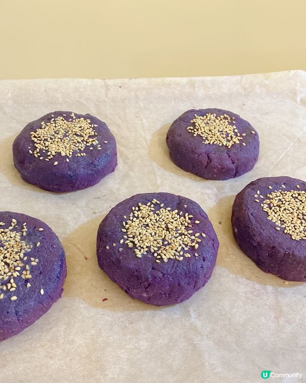 紫薯控大愛 - 芝士淮山紫薯餅