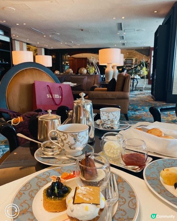九龍香格里拉大酒店 X su:m37˚「鎏金美肌下午茶」😋