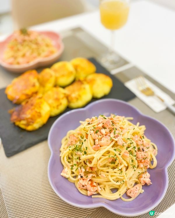 《🍽煙三文魚忌廉汁意粉🍝》