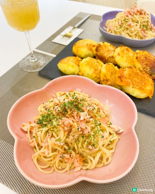 《🍽煙三文魚忌廉汁意粉🍝》