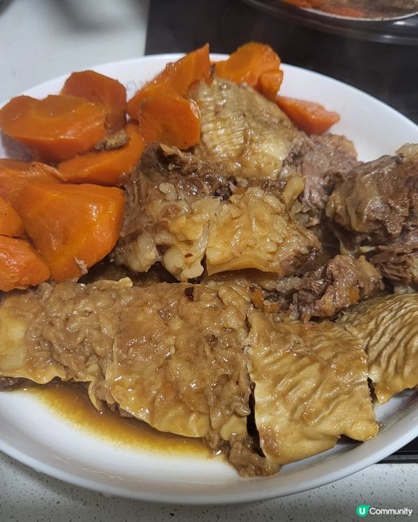 紅燒金錢肚&牛坑腩