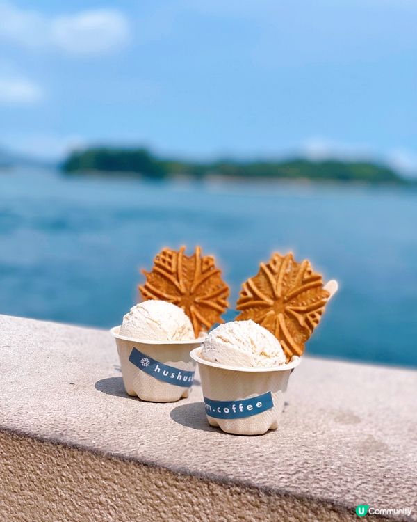 西貢必試人氣手作雪糕店 🍨 世一冧酒提子味雪糕／牛角包窩夫配...