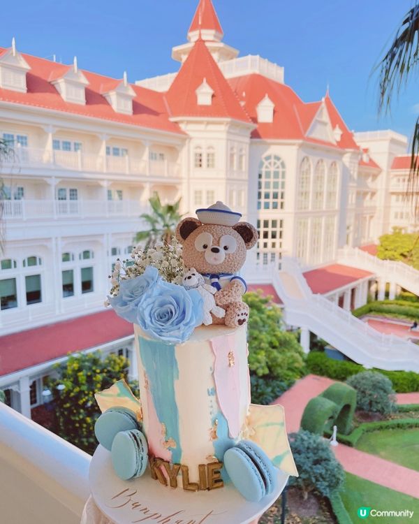 打卡生日蛋糕～誠意自家設計花藝蛋糕店  🐻 超可愛Duffy...