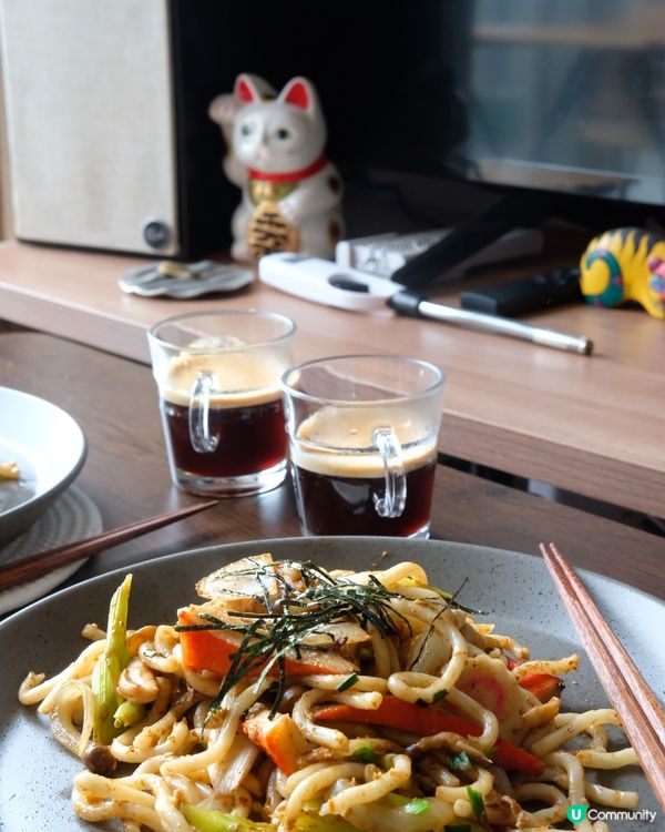 【思家廚房】WFH簡單煮🍜日式炒烏冬