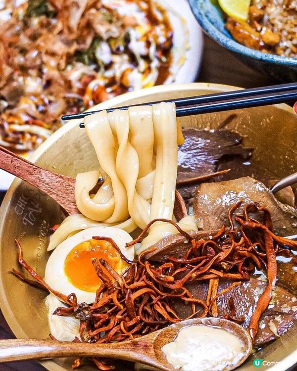 《鮮味綜合體🦐巨大化牡丹蝦蟹蓋麵線🦀🍜》