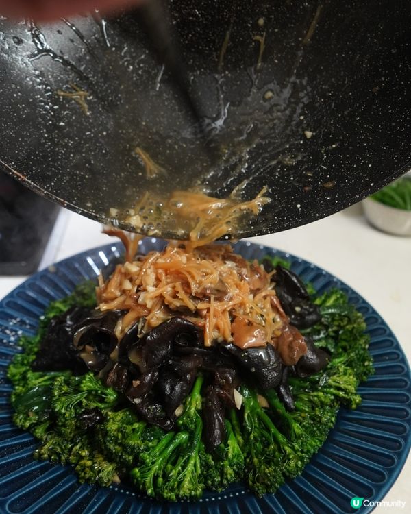 【瑤柱乾貝扒西蘭花苗】