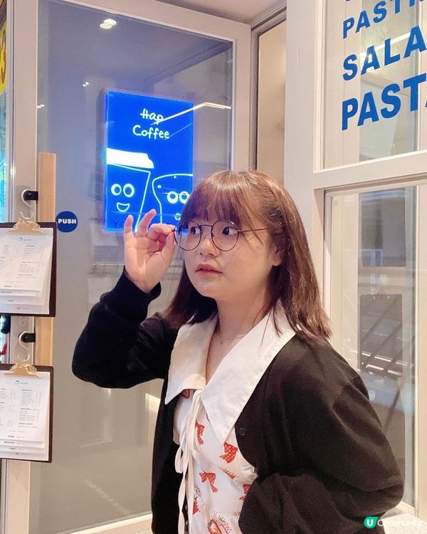 【九龍塘·藍白休閒簡約風cafe ·Hap coffee】