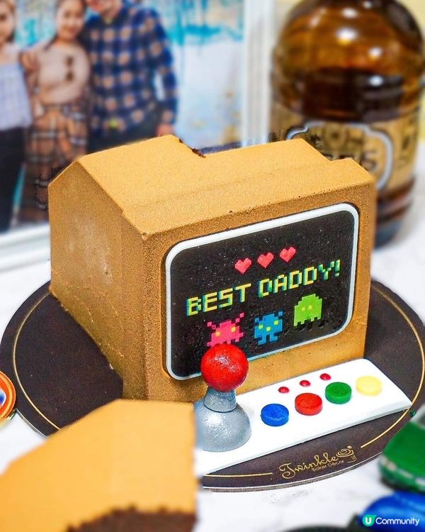 《玩味父親節蛋糕🕹懷舊街機勾起兒時回憶》