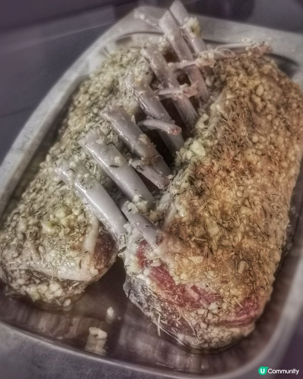 香草蒜蓉焗羊架