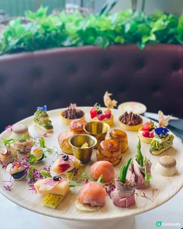 ★★喜歡這個下午茶的擺盤，一來到時候十分精美。★★